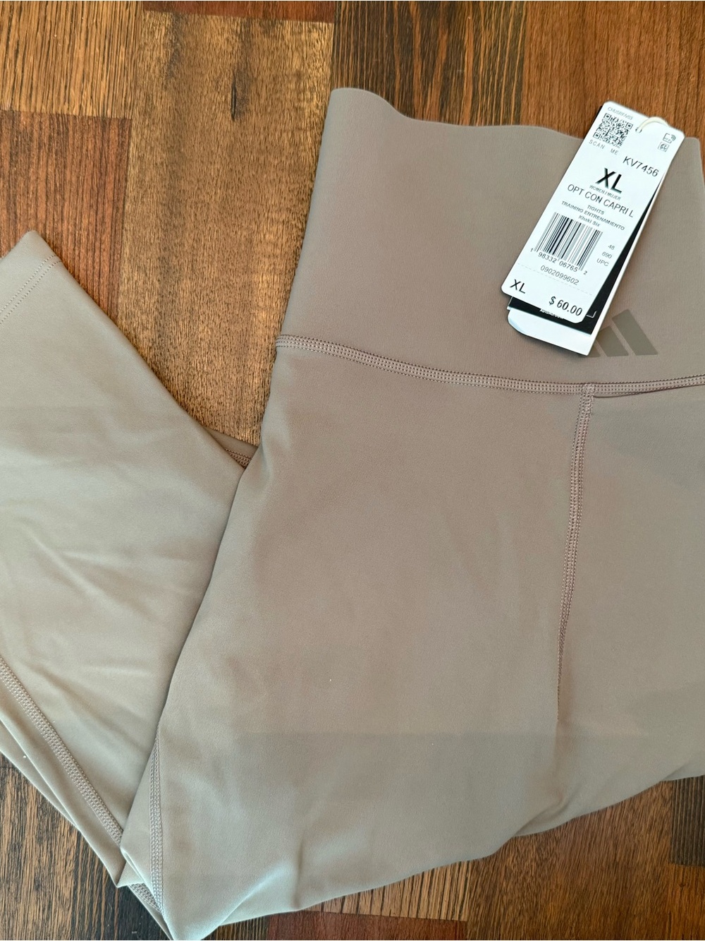 adidas Women’s Performance Capri Leggings - Taupe